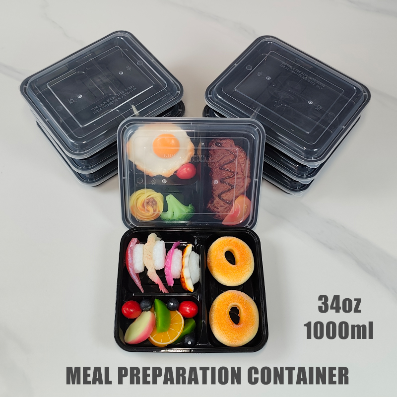 Meal Prep Gym Food - Контейнеры для еды с 3 отделениями,