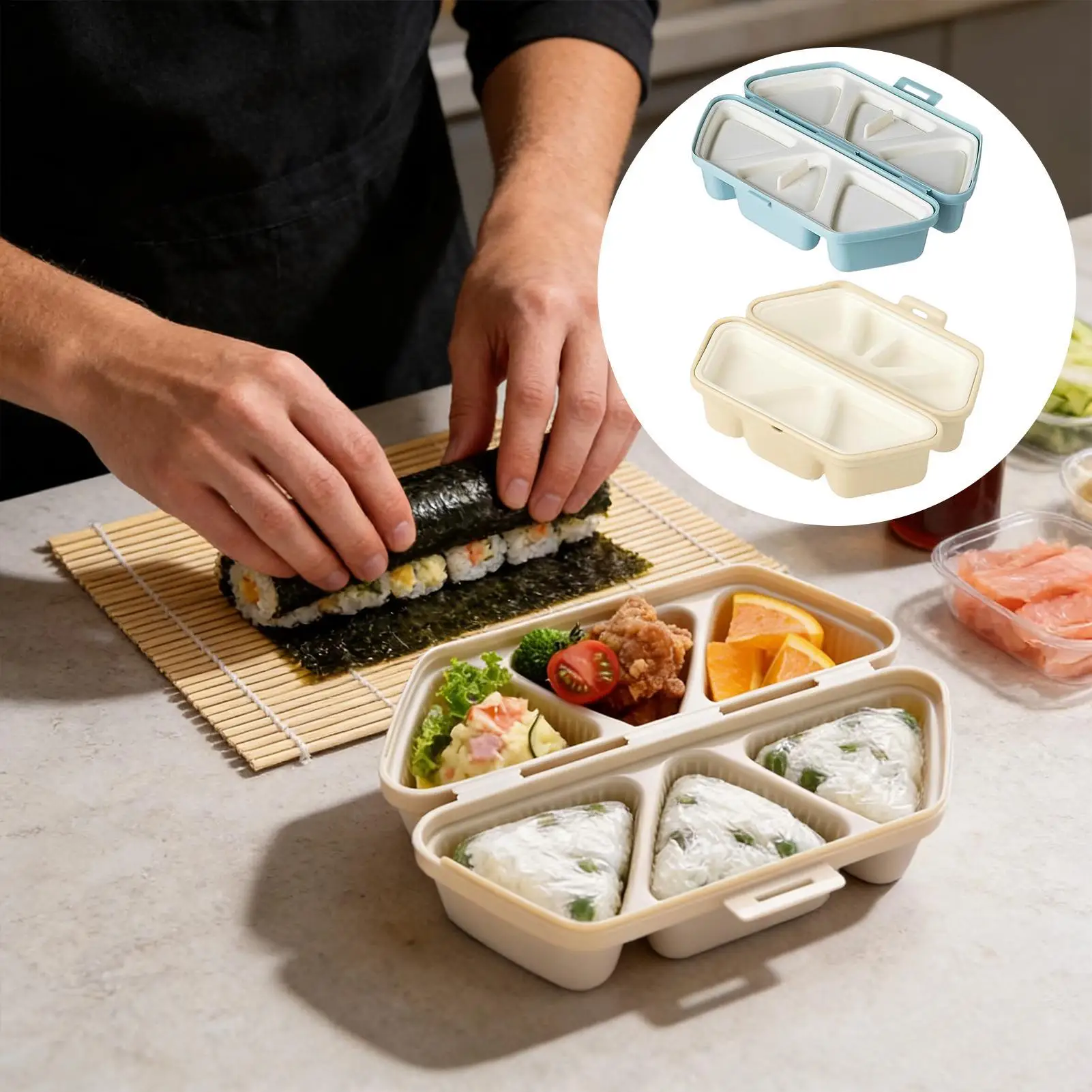 Meal Prep With Rice - Форма для приготовления суши с 6